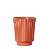 Kolibri Home | Retro terracotta bloempot - terracotta kleurige keramieken sierpot - Ø9cm - plantforyou.nl