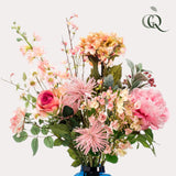 Kunstbloemen - Bouquet L - Pretty Pink - 89 cm - plantforyou.nl