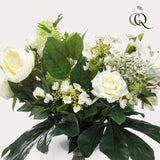 Kunstbloemen - Bouquet M - White Dream - 60 cm - plantforyou.nl