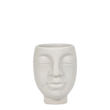 Kolibri Home | Face to face bloempot - Grijze keramieken sierpot - Ø6cm - plantforyou.nl