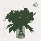 Kunstbloemen - Bouquet M - White Dream - 60 cm - plantforyou.nl