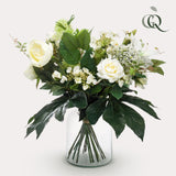 Kunstbloemen - Bouquet M - White Dream - 60 cm - plantforyou.nl