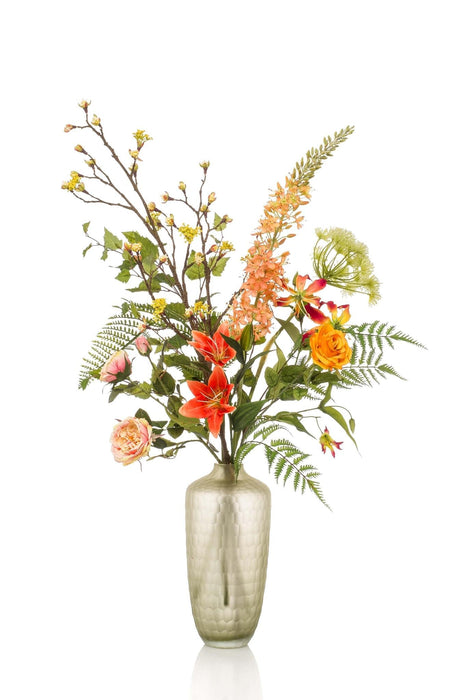 Kunstboeket Magic Orange (excl. vaas) - plantforyou.nl