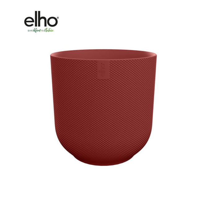 Pot elho Jazz Round tuscan red - D23 x H21 - plantforyou.nl
