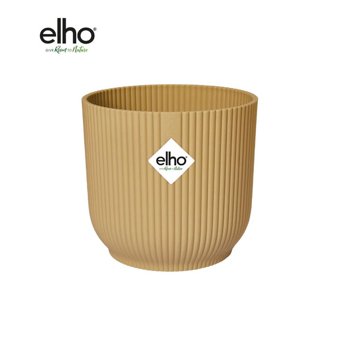Pot elho Vibes Fold Round geel - D14 x H13 - plantforyou.nl