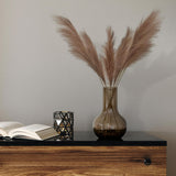 Kunstbloemen Solo - x 6 - 115cm - Pampas Plumes - Brown - plantforyou.nl
