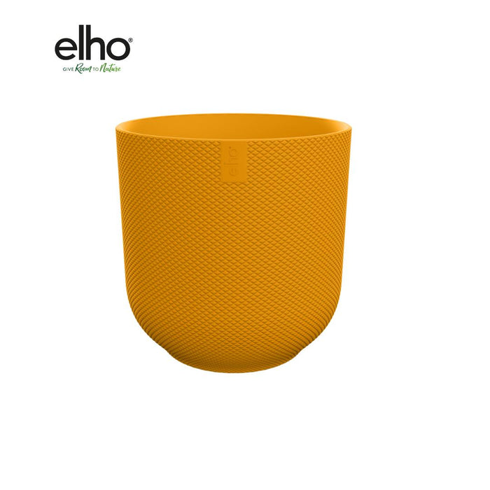 Pot elho Jazz Round amber yellow - D26 x H24 - plantforyou.nl