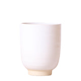 Kolibri Home | Glazed bloempot - Witte keramieken sierpot met glans - Ø9cm - plantforyou.nl