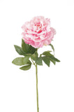 Kunstbloemen Solo - x 5 - 65cm - Peonies - Light Pink - plantforyou.nl