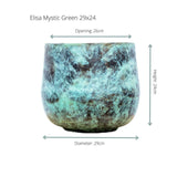 Elisa Mystic Green - D29 x H24 - 29x24 - plantforyou.nl