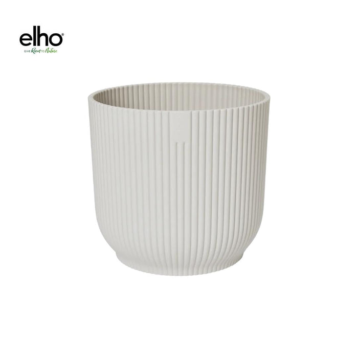 Pot elho Vibes Fold Round wit - D25 x H23 - plantforyou.nl