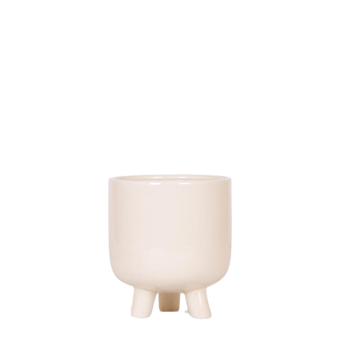 Kolibri Home | Gummy pot travertine - Ø12cm - plantforyou.nl