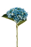 Kunstbloemen Solo - x 8 - 52 cm - Hydrangea Flower - Blue - plantforyou.nl