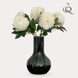 Kunstbloemen Solo - x 5 - 65cm - Peonies - Crème - plantforyou.nl