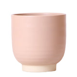 Kolibri Home | Glazed bloempot - Zandkleurige keramieken sierpot met glans - Ø12cm - plantforyou.nl