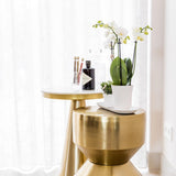 Kolibri Home | Retro witte bloempot - witte keramieken sierpot - Ø9cm - plantforyou.nl