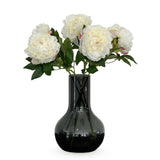 Kunstbloemen Solo - x 5 - 65cm - Peonies - Crème - plantforyou.nl