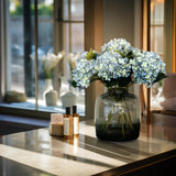 Kunstbloemen Solo - x 8 - 52 cm - Hydrangea Flower - Blue - plantforyou.nl