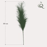 Kunstbloemen Solo - x 6 - 115cm - Pampas Plumes - Brown - plantforyou.nl