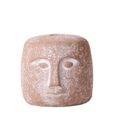 Kolibri Home | Kaarsenstandaard - Candle Face - 12cm hoog - Sand - plantforyou.nl