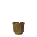 Kolibri Home | Retro groene bloempot - groene keramieken sierpot - Ø6cm - plantforyou.nl
