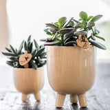 Kolibri Home | Gummy pot travertine - Ø9cm - plantforyou.nl