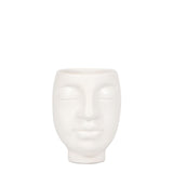 Kolibri Home | Face to face bloempot - Witte keramieken sierpot - Ø6cm - plantforyou.nl