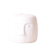 Kolibri Home | Kaarsenstandaard - Candle Face - 12cm hoog - White - plantforyou.nl