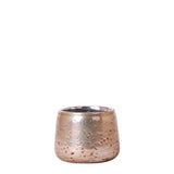 Kolibri Home | Luxury bloempot - Zilveren keramieken sierpot - Ø6cm - plantforyou.nl
