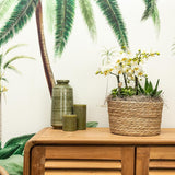 Kolibri Home | Reed Basket bloemschaal - Rieten gevlochten sierschaal - diameter Ø30cm - plantforyou.nl