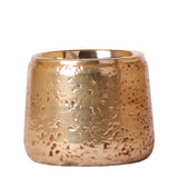 Kolibri Home | Luxury bloempot - Gouden keramieken sierpot - Ø12cm - plantforyou.nl